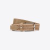 Cavalleria Toscana SS26 CT Elastic Belt with Embroidery on Leather