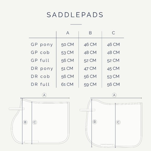 HV Polo SS26 Saddle Pad HVPElisa DR