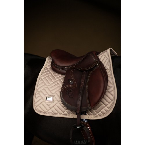 Equestrian Stockholm Jump Saddle Pad Modern Sand