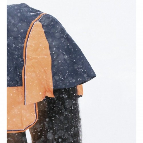 EQUITHÈME Tyrex 600D Turnout Rug Navy/Orange