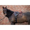 Eskadron Cotton Saddle Pad Silver Piping