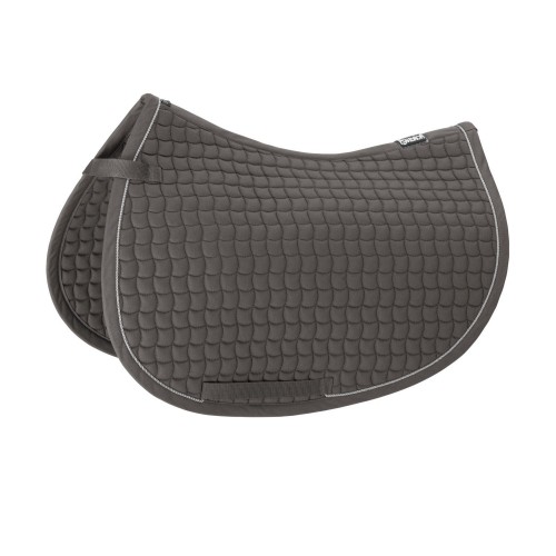 Eskadron Cotton Saddle Pad Silver Piping