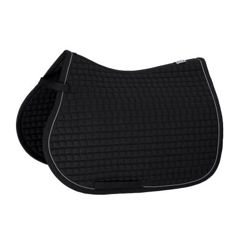 Eskadron Cotton Saddle Pad Silver Piping