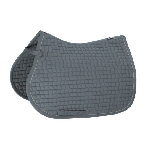 Eskadron Cotton Saddle Pad Silver Piping