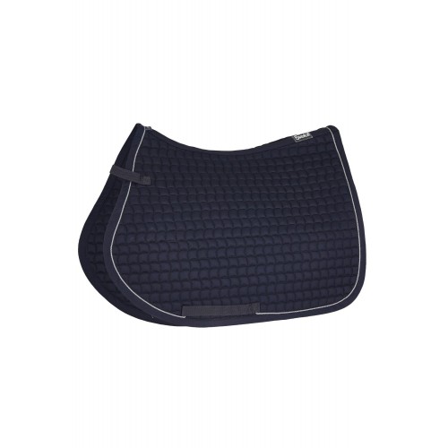 Eskadron Cotton Saddle Pad Silver Piping