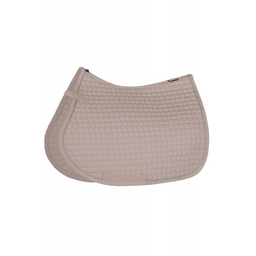 Eskadron Cotton Saddle Pad Silver Piping