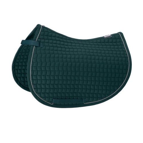Eskadron Cotton Saddle Pad Silver Piping