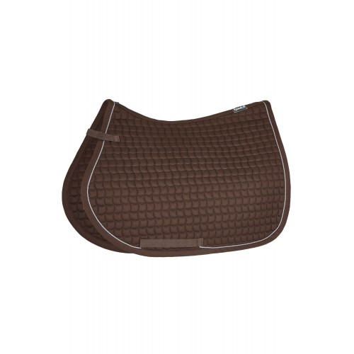 Eskadron Cotton Saddle Pad Silver Piping