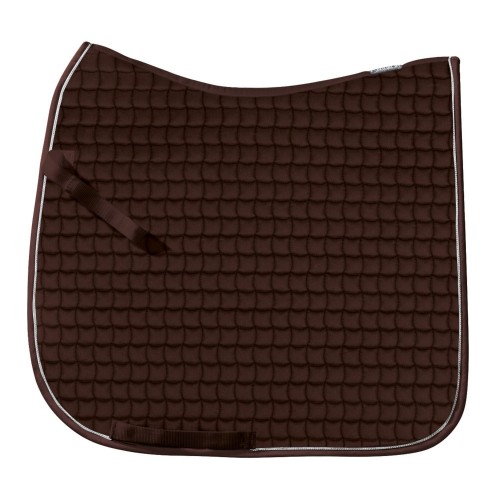 Eskadron Cotton Saddle Pad Silver Piping