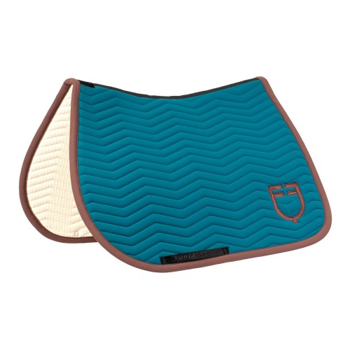 Equestro FW25 Jumping Saddle pad Wave Quilting