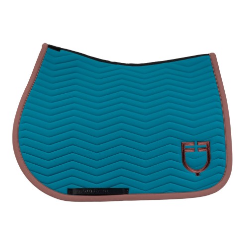 Equestro FW25 Jumping Saddle pad Wave Quilting