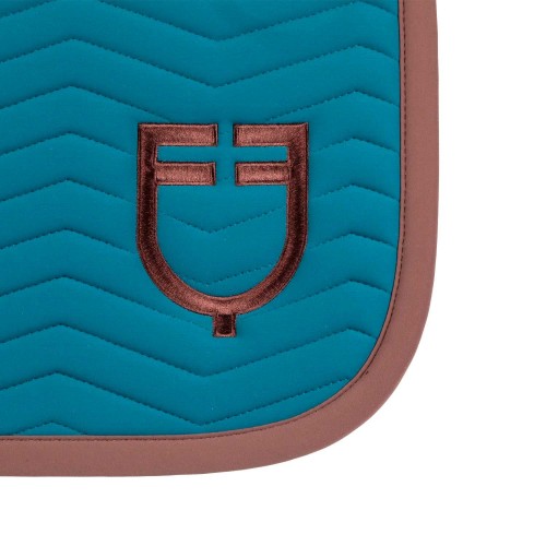 Equestro FW25 Jumping Saddle pad Wave Quilting
