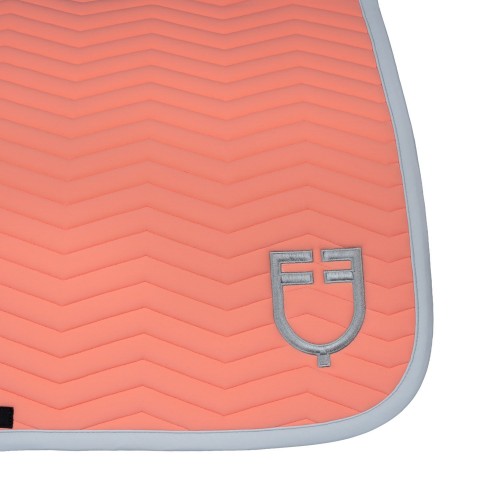 Equestro SS26 Jumping Saddle Pad Wave Quilting