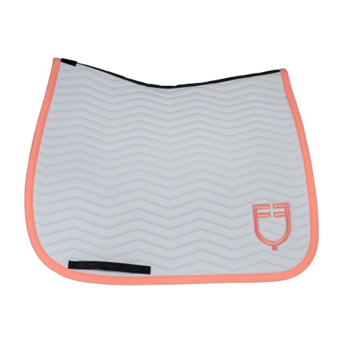 Equestro SS26 Jumping Saddle Pad Wave Quilting
