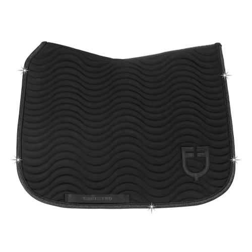 Equestro Dressage Saddle Pad Wave Shine