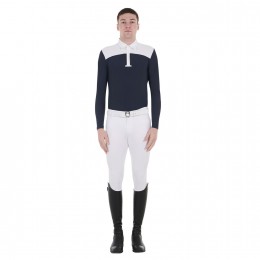 Equestro FW25 мужской's турнирная рубашка удлинённый Sleeves