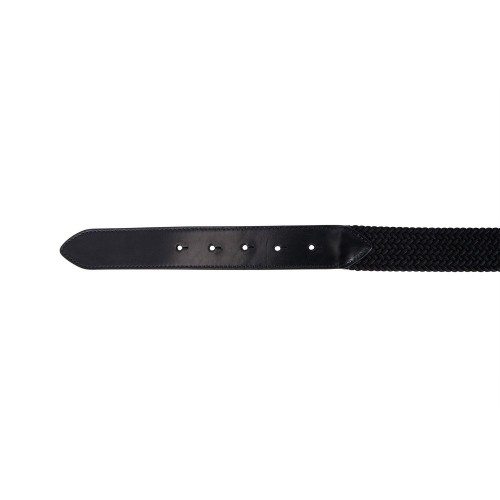Equestro Leather Belt Elastic Logo
