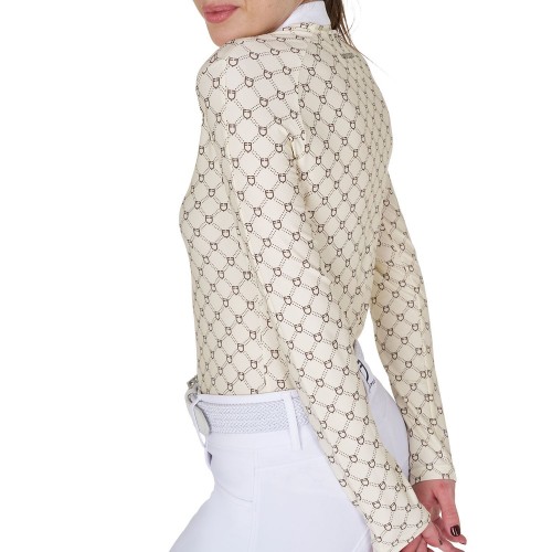 Equestro FW25 Wedstrijdshirt Monogram Print