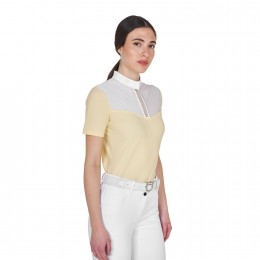 Equestro SS26 турнирная рубашка Elegant со стразами
