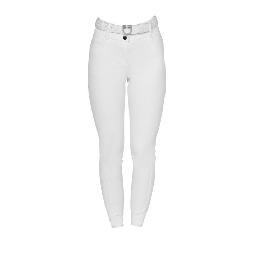 Equestro SS26 Riding Breeches Highwaist Stones Logo Women