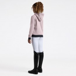 Cavalleria Toscana SS26 CT хлопковый Floral Embroidery логотип худи на молнии для девочек