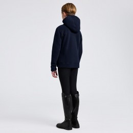 Cavalleria Toscana FW25 CT флисовый худи на молнии с Orbit Embroidered логотип унисекс