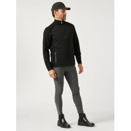 PS of Sweden AW25 мужской's тренировочный кардиган трикотажный Francisco с полной застёжкой на молнию