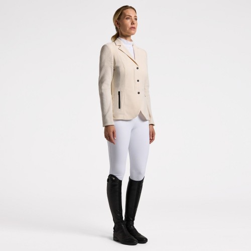 Cavalleria Toscana SS26 Revo Perforated Light Tech Knit Zip Women's Competition Jacket