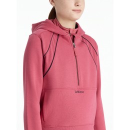 LeMieux AW25 Young Rider Hettie худи с с короткой молнией Cranberry