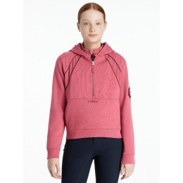 LeMieux AW25 Young Rider Hettie худи с с короткой молнией Cranberry