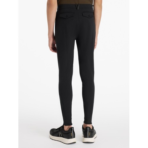 LeMieux CORE Young Rider Boys' Full Grip Riding Breeches Black