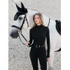 LeMieux AW25 Aspen Houndstooth Quarter Zip Top