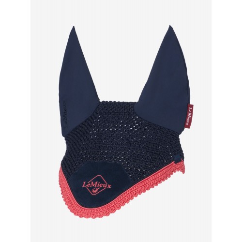 LeMieux AW25 Classic Fly Hood Navy/Cranberry