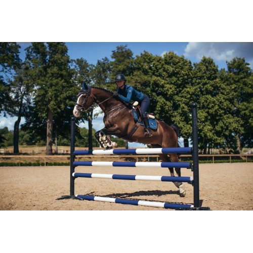 Equestrian Stockholm Monaco Blue jumping saddlepad