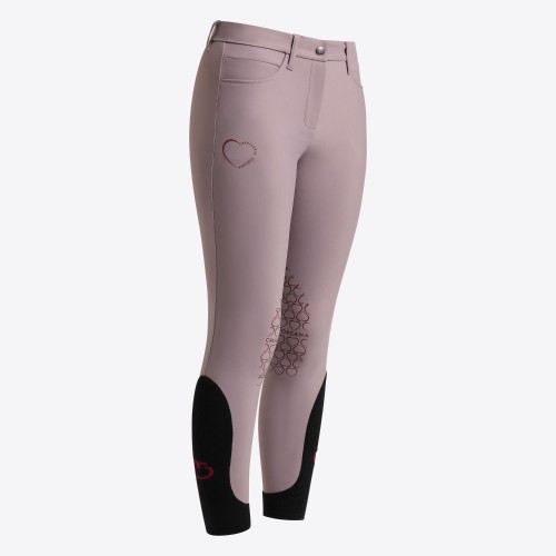 Cavalleria Toscana FW25 CT Mini Heart Girls' Knee-Patch Riding Breeches