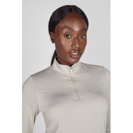 Pikeur SS26 Lasercut с длинным рукавом тренировочная рубашка