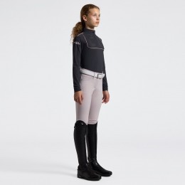 Cavalleria Toscana SS26 CT L/S джерси Piping тренировочный поло для девочек