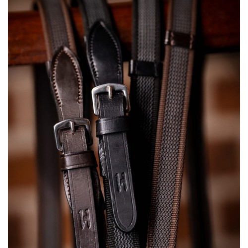 Horseware Rubber Grip Continental Reins