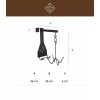 Grooming Deluxe 4 prong with hook attachment