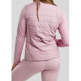 Montar SS26 MoLila Hybrid куртка с Champagne Crystal Tape и Crystals, Candy розовый