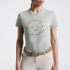 Cavalleria Toscana SS26 CT Floral Embroidery Women's T-Shirt