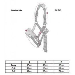 LeMieux Vogue флисовый недоуздок и leadrope