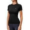 Equestrian Stockholm Black Dynamic Short Sleeve Base Layer Top