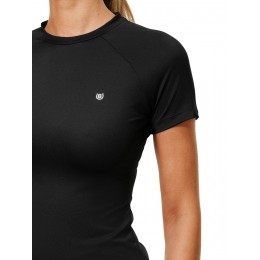 Equestrian Stockholm чёрный Dynamic с коротким рукавом Base Layer топ