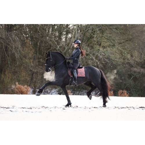 Equestrian Stockholm x HypoStore Velvet Lush Bloom Dressage Saddle Pad