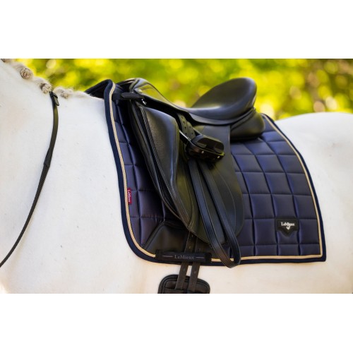 LeMieux SS25 Loire Classic Dressage Saddle Pad Dusk Blue