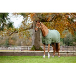 LeMieux AW25 Arika Monogram флисовая попона Rosemary