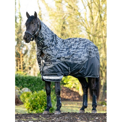 LeMieux AW25 Arika reflective turnout rug 100g black