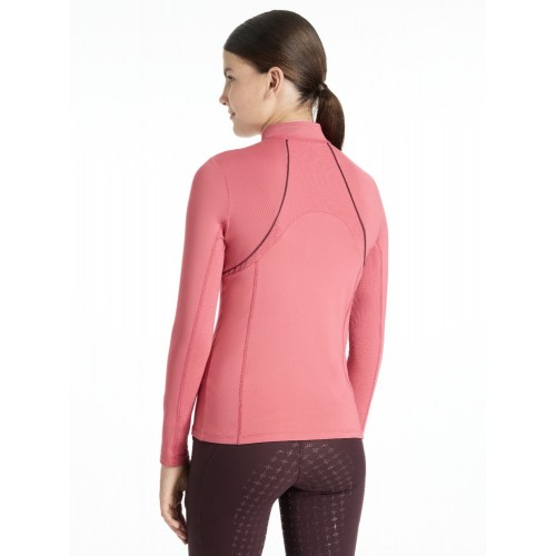 LeMieux AW25 Young Rider Mia Mesh Base Layer Cranberry