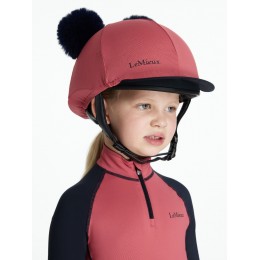 LeMieux AW25 Mini Double Pom чехол на шлем Cranberry